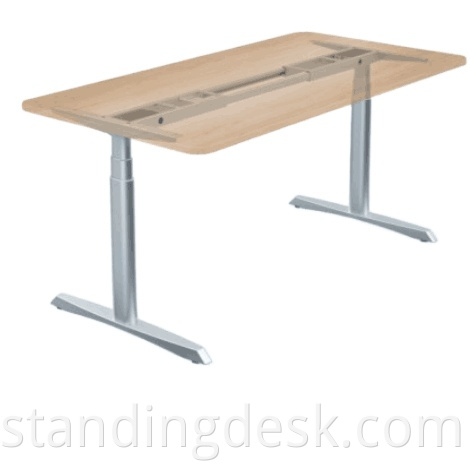 Office furniture dual motor ergonomic adjustable height desk